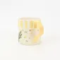 Striped Floral Mug-Lily of the Valley