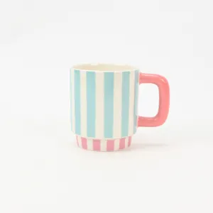 Color-Block Striped Mug-1