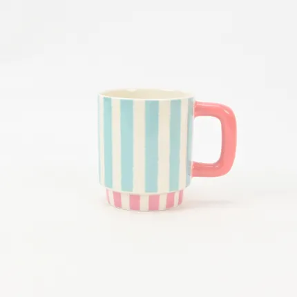 Color-Block Striped Mug-1