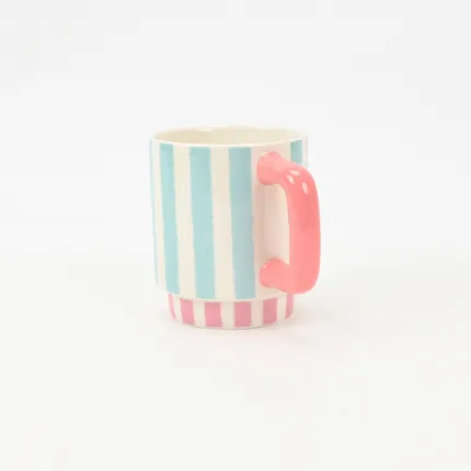 Color-Block Striped Mug-1