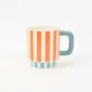 Color-Block Striped Mug-2