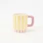 Color-Block Striped Mug-3