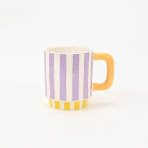 Color-Block Striped Mug-4