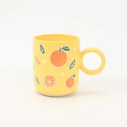 Sweet Orchard Mug-Orange