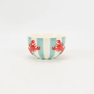Coastal Striped Lobster Bowl