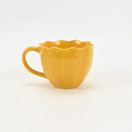 Color petal Mug-Mustard Yellow