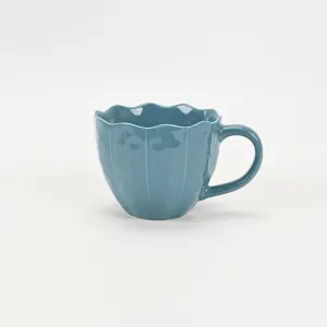 Color petal Mug-Teal Green