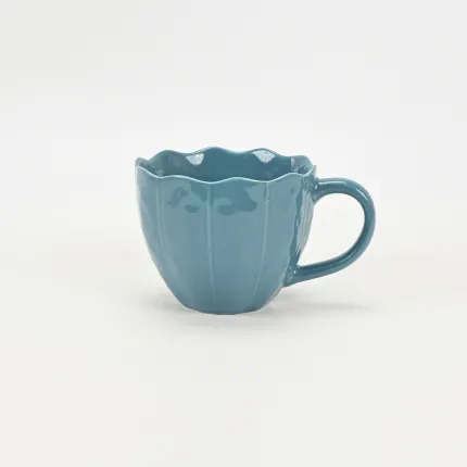 Color petal Mug-Teal Green