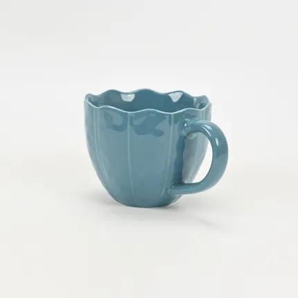 Color petal Mug-Teal Green