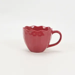 Color petal Mug-Berry Red