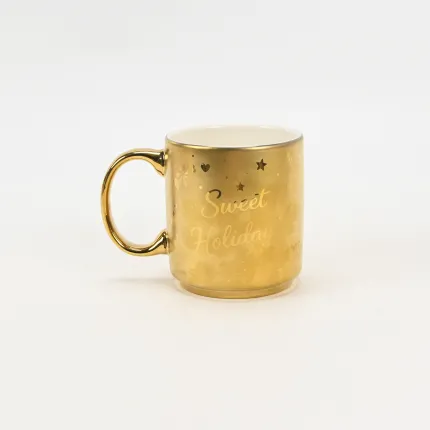 Golden Christmas Mug-2