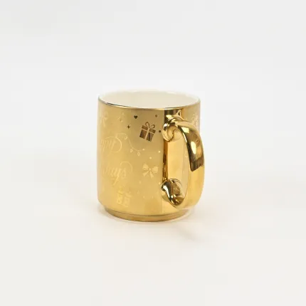 Golden Christmas Mug-3