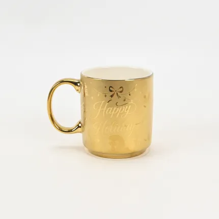 Golden Christmas Mug-3