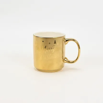 Golden Christmas Mug-4