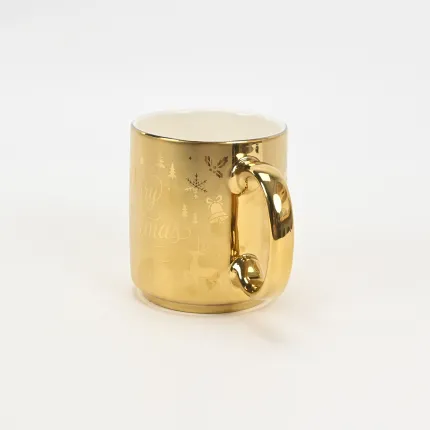 Golden Christmas Mug-4