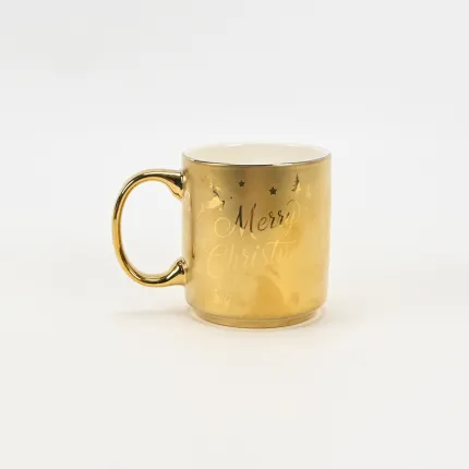 Golden Christmas Mug-4