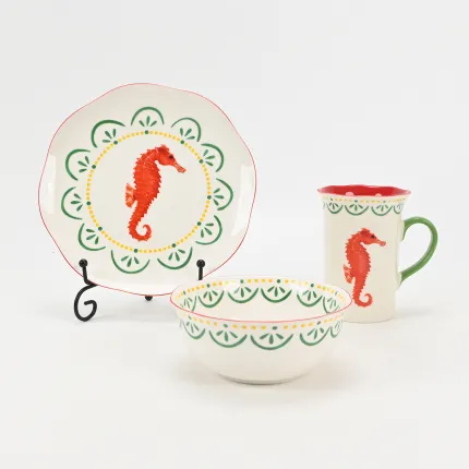 Happy Seahorse Bowl