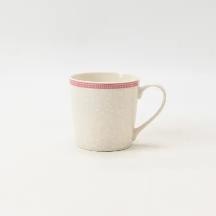 Ivory Floral Mug-1
