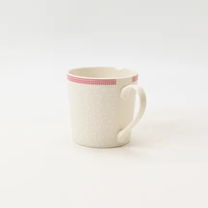Ivory Floral Mug-1