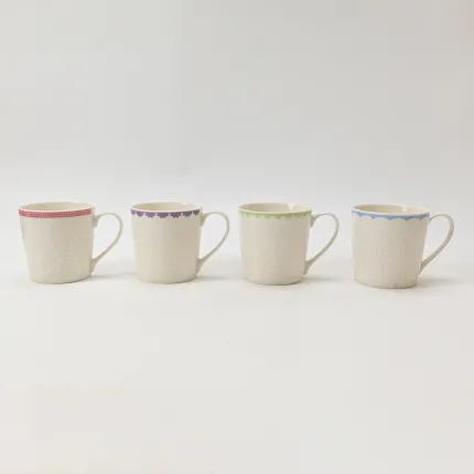 Ivory Floral Mug-2
