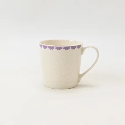 Ivory Floral Mug-3
