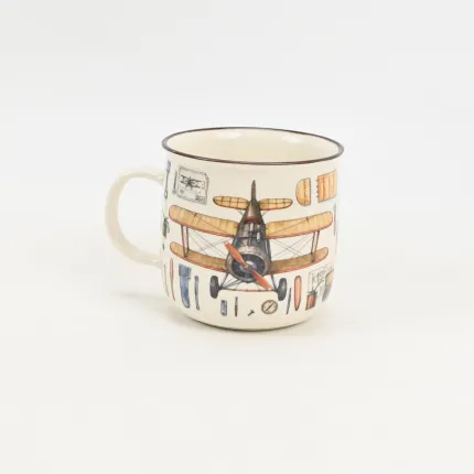Retro Adventure Mug-Airplane