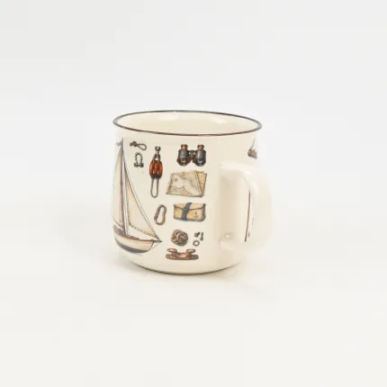 Retro Adventure Mug-Sailboat
