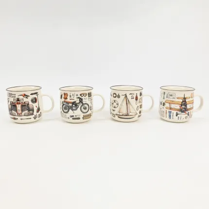 Retro Adventure Mug-Sailboat