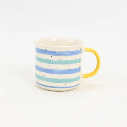 Colorful Striped Mug-1