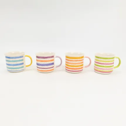 Colorful Striped Mug-4