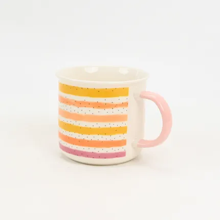 Colorful Striped Mug-4