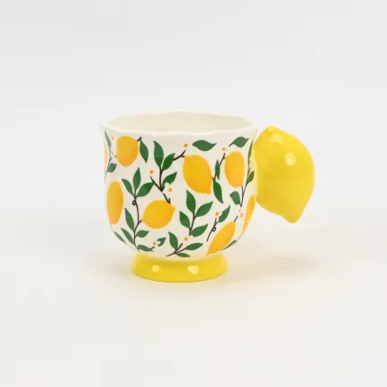 Colorful Orchard Mug- Lemon