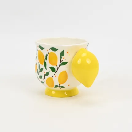 Colorful Orchard Mug- Lemon