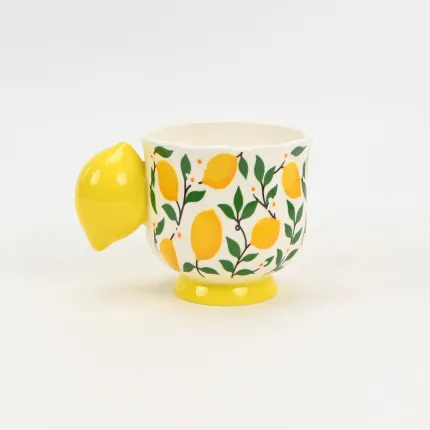 Colorful Orchard Mug- Lemon