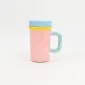 Macaron-style Color-block Mug-1