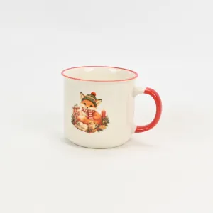 Merry Christmas Mug- Fox