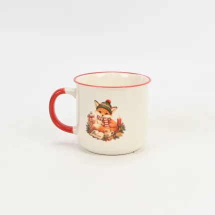 Merry Christmas Mug- Fox