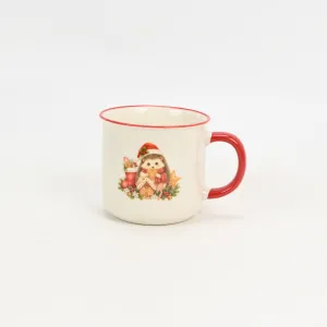 Merry Christmas Mug- Hedgehog