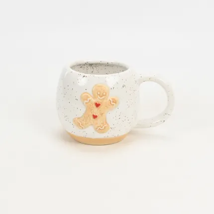 Cozy Christmas Mug-Gingerbread Man