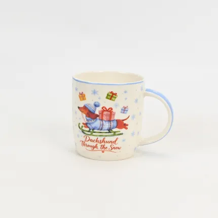 Christmas Dachshund Mug-1
