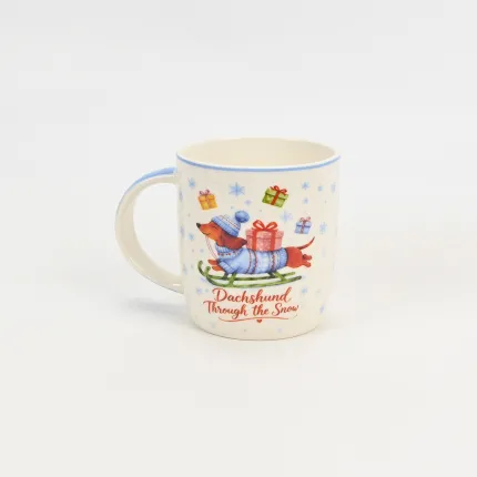 Christmas Dachshund Mug-1