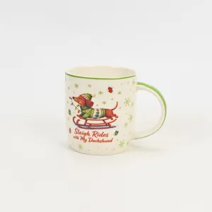 Christmas Dachshund Mug-2