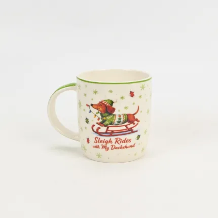 Christmas Dachshund Mug-2