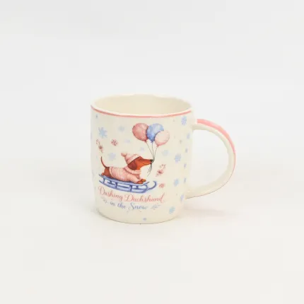 Christmas Dachshund Mug-3