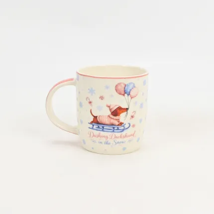 Christmas Dachshund Mug-3