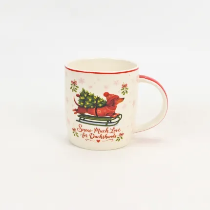 Christmas Dachshund Mug-4