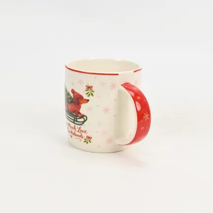Christmas Dachshund Mug-4