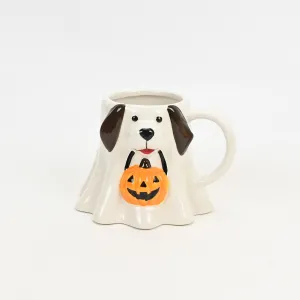 Ghostly Cute Dog Mug
