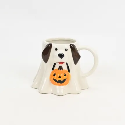 Ghostly Cute Dog Mug