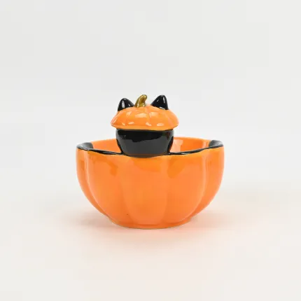 Meow-tastic Halloween Bowl